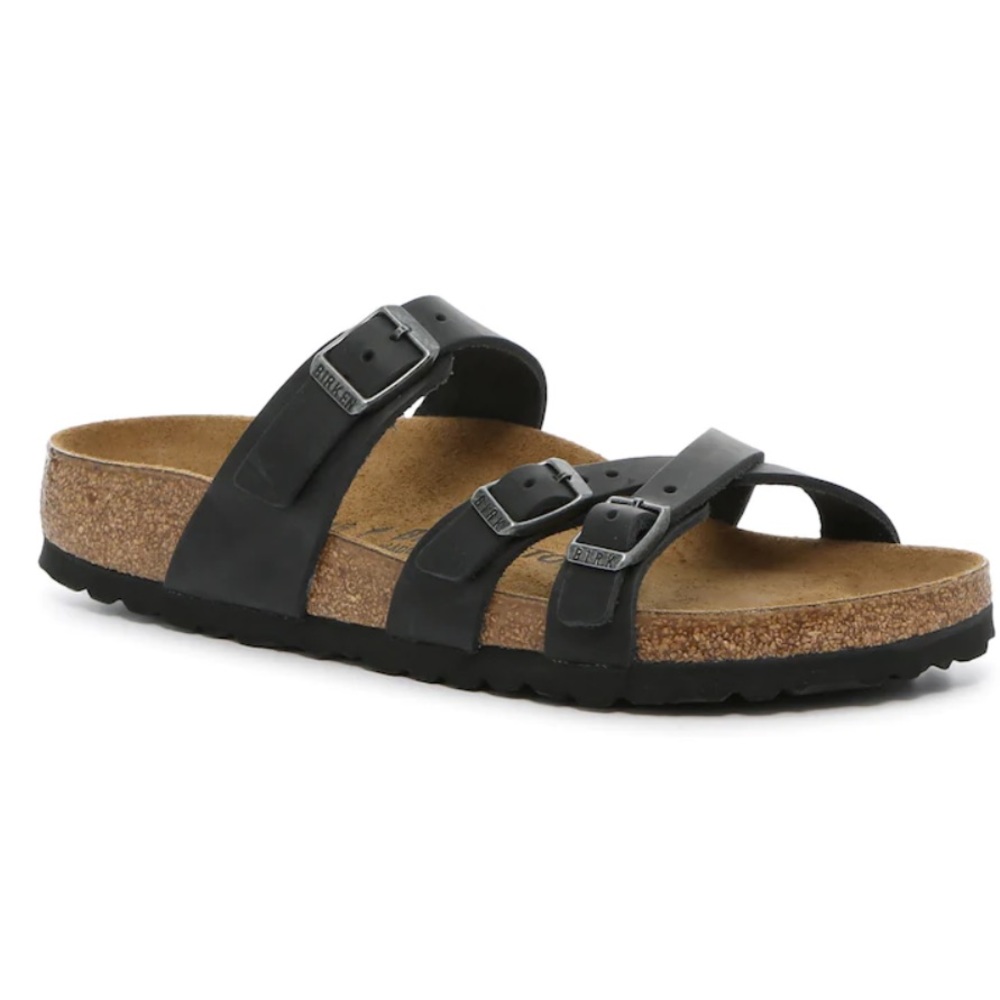 Birkenstock Franca Sandal Black Size 39 NARROW NWOT